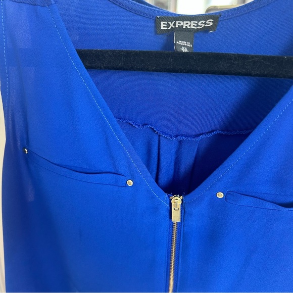 Blue Express top - Picture 3 of 3